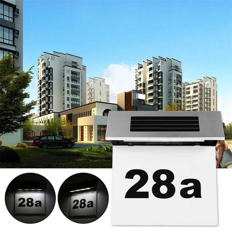 YC-HM005 Outdoor Waterproof Solar Residential Address Card