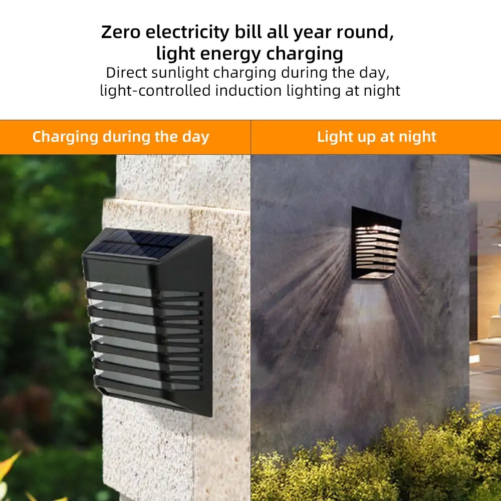 China Split type solar panel 100 COB induction wall lamp outdoor waterproof garden street light Manufacturers, Factories