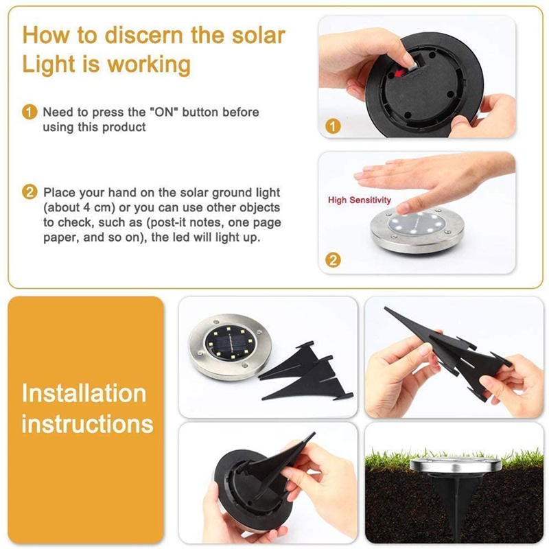 Solar Ground Light View 3