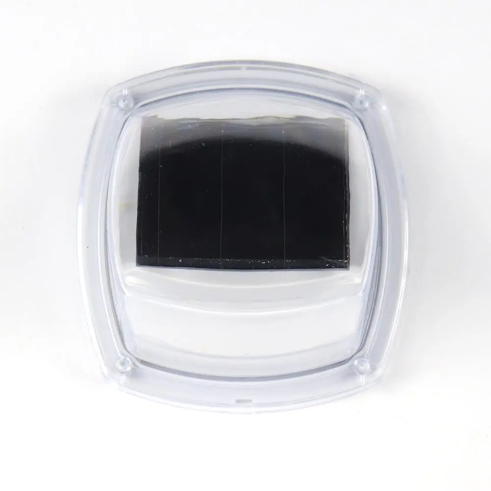 Custom 8LED solar night light outdoor courtyard path light waterproof transparent shell decorative wall light Manufacturers, Factories