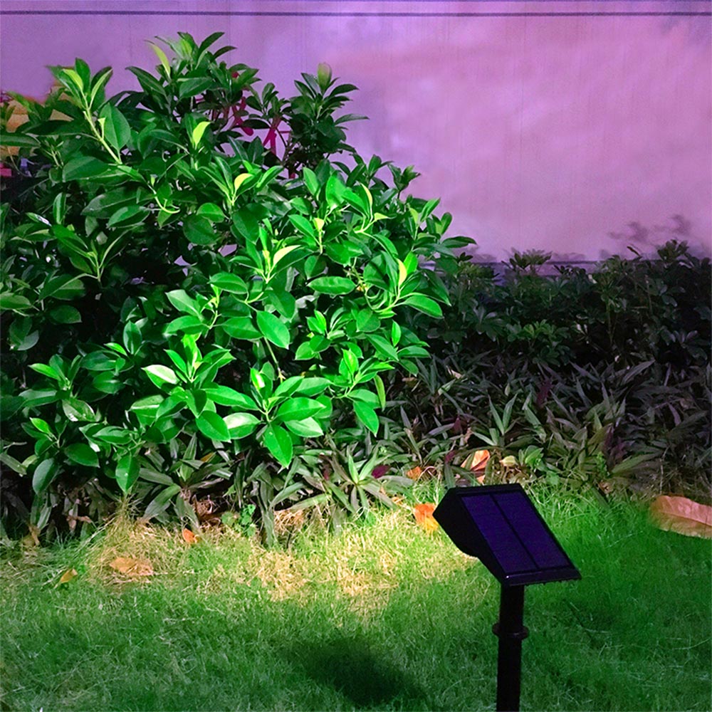 China 20 Leds Solar Landscape Spotlight 2-in-1 Ip67 Outdoor Waterproof Solar Bottom Fixed Landscape Light Supplier, Factory