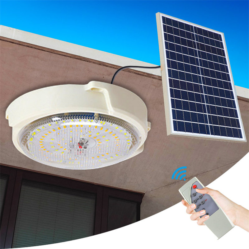 China Indoor Solar Ceiling Light 100w 200w 300w 500w 800w Indoor Solar Light Home House with Remote Control Manufacturer, Factories