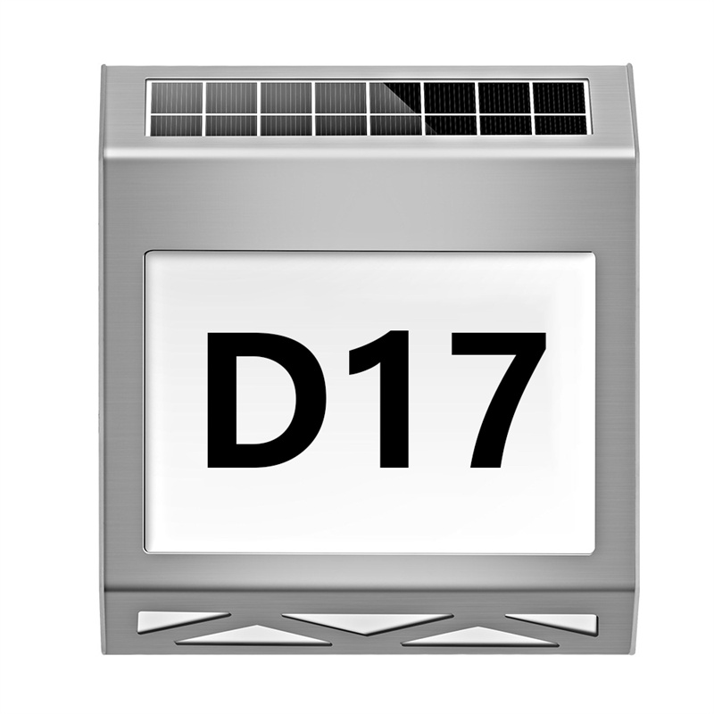 OEM Solar Waterproof Led Outdoor House Address Sign For Home Compound Street Suppliers, Factories