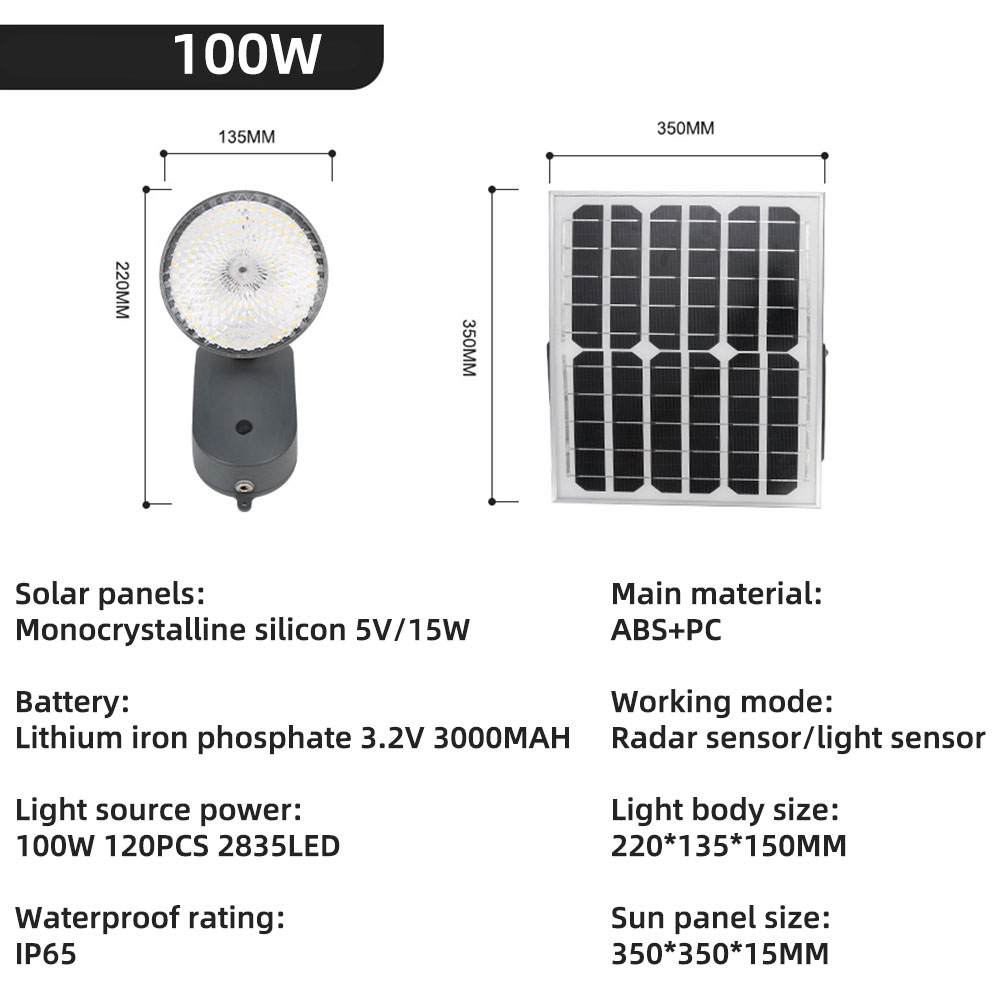 Solar Powered Light Setup