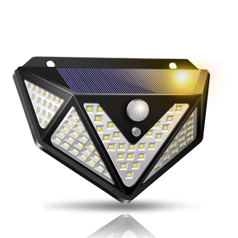 China 166LED Solar Lights Outdoor, 3 Modes 270° Lighting Angle Solar Motion Sensor Security Lights Manufacturers, Factory