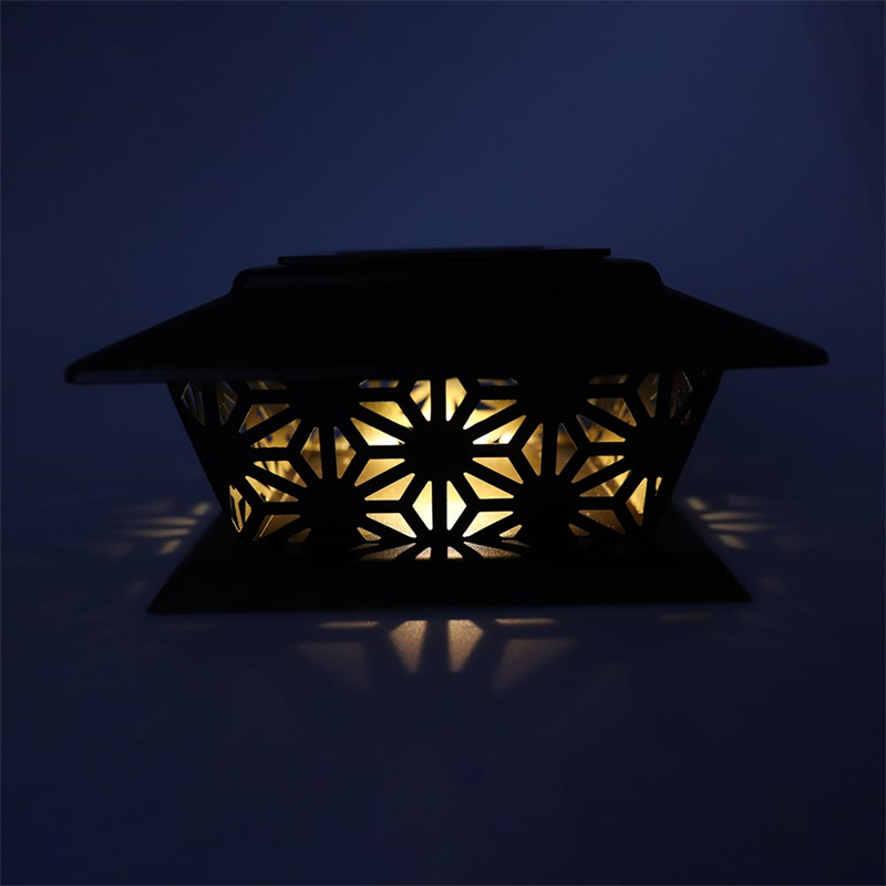 China Solar Post Cap Lights Outdoor, Fence Post Solar Lights Metal 2 Pack for 3.5x3.5/4x4/5x5/6x6 Wooden Posts Suppliers, Factories