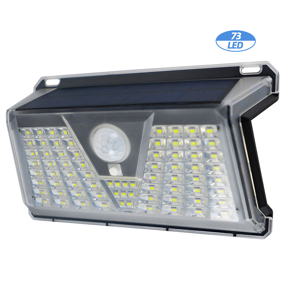 Custom 73 LED Outdoor Sensor Garden Wall Lights Human Motion Sensor Solar Lights Suppliers, Factories