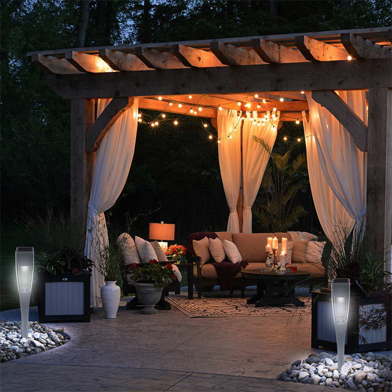 Solar Powered Light Setup