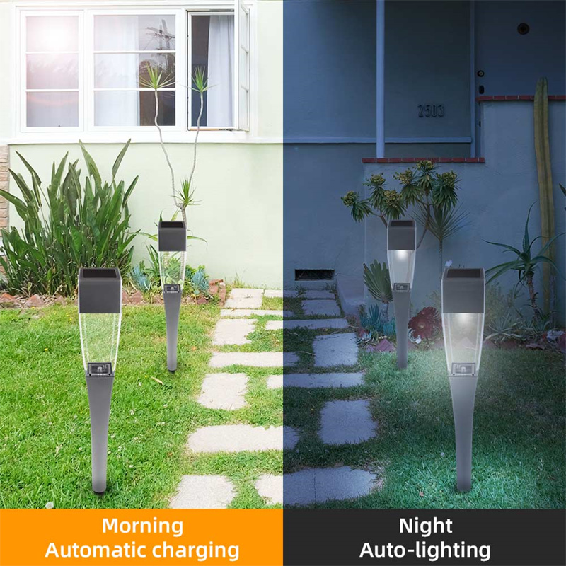 Custom Waterproof Solar Lights In Cool White And Daylight Modes For Outdoor Pathways Sidewalks Suppliers, Factories