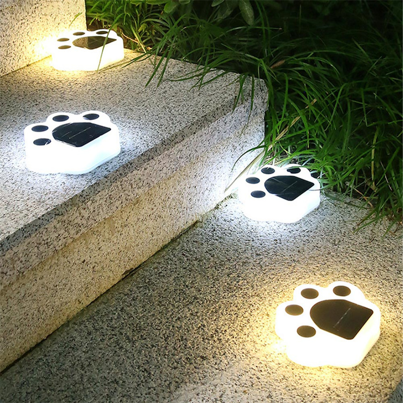 Custom Led Outdoor Garden Landscape Waterproof Ground Light For Lawn Path Bear Paw Shape Manufacturer, Suppliers