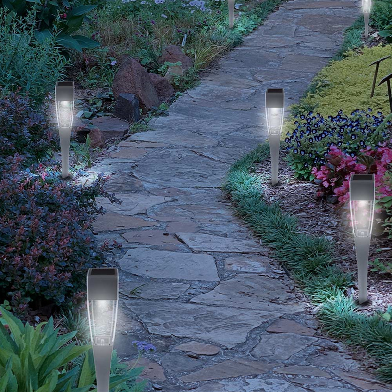 Solar Light Installed in Lawn