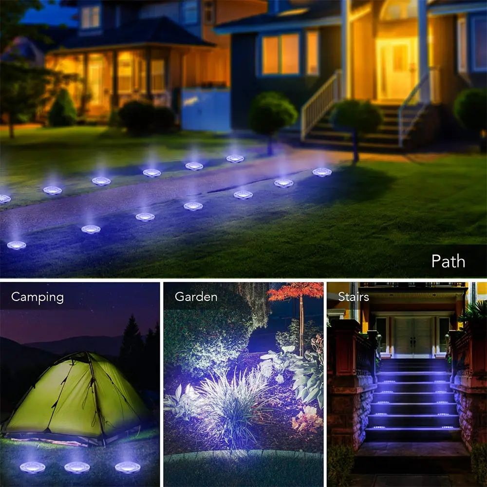 16 LED Solar Ground Light Detail 7