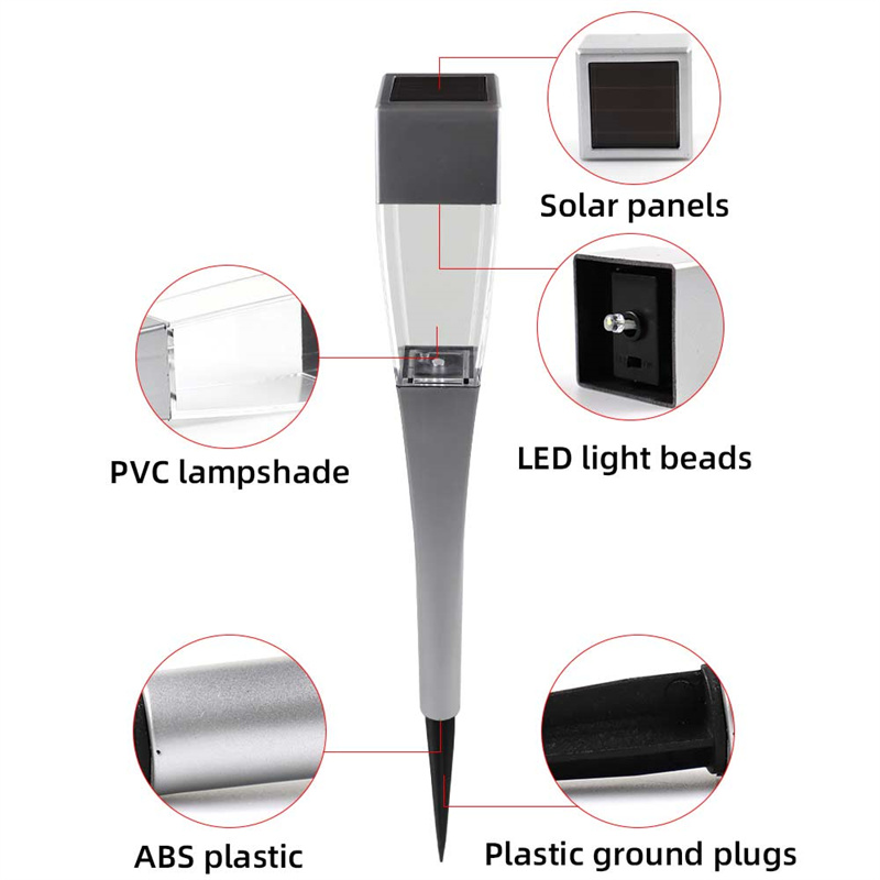 Custom Waterproof Solar Lights In Cool White And Daylight Modes For Outdoor Pathways Sidewalks Suppliers, Factories
