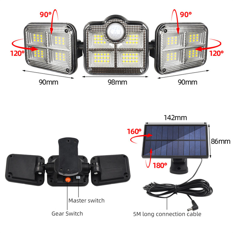Solar Motion Sensor Light Display 4