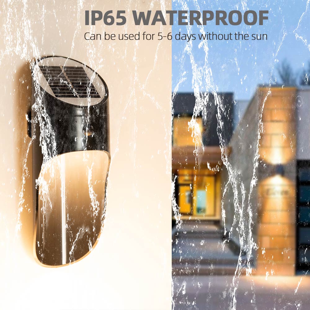 Custom Led Solar Security Wall Light Waterproof Motion Sensor Garden Light Supplier, Factory