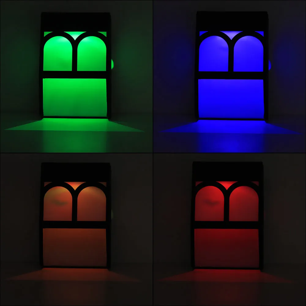 Multi-Color Solar Wall Lighting