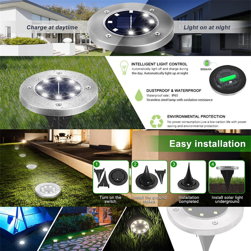 Solar Ground Light Usage 2
