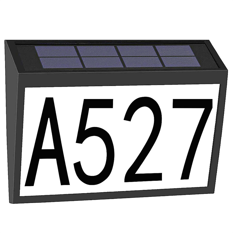 China LED Light-Emitting Address Plate Waterproof Metal Light-Emitting Door Number  Suppliers, Factory