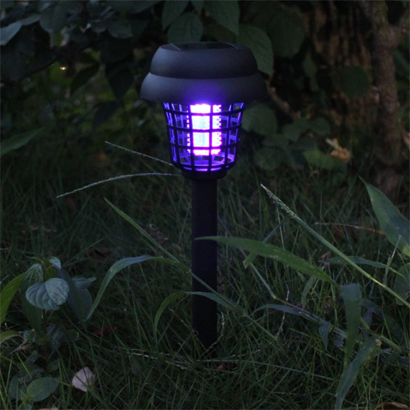 Custom Solar Bug Zapper Outdoor Waterproof UV LED Solar Powered Mosquito Killer Lamp for Garden Yard and Indoor Manufacturer, Factories