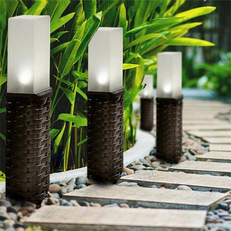 Weatherproof solar garden light ground spike