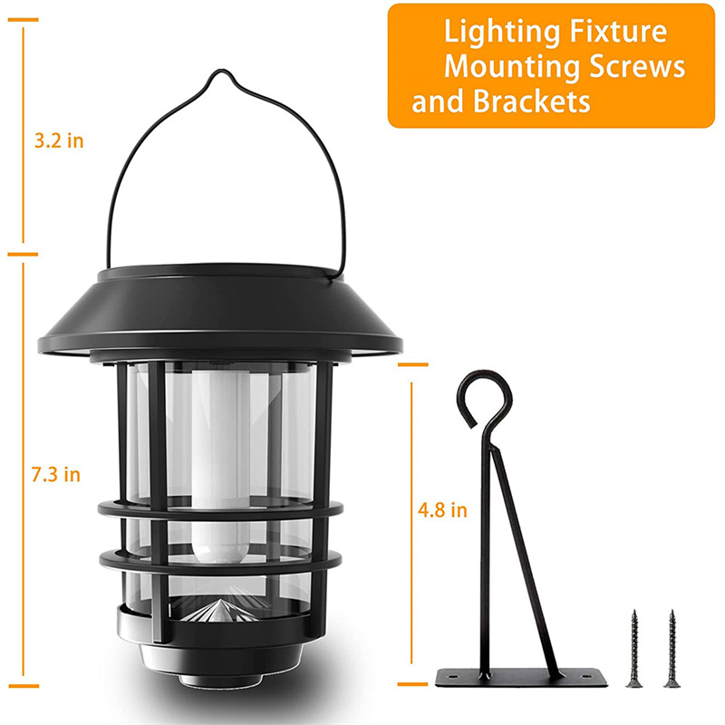 OEM Hanging Flickering Flame Solar Wall Sconce, Aluminum Outdoor Front Porch Light Manufacturers, Supplier