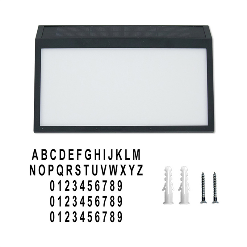China LED Light-Emitting Address Plate Waterproof Metal Light-Emitting Door Number  Suppliers, Factory