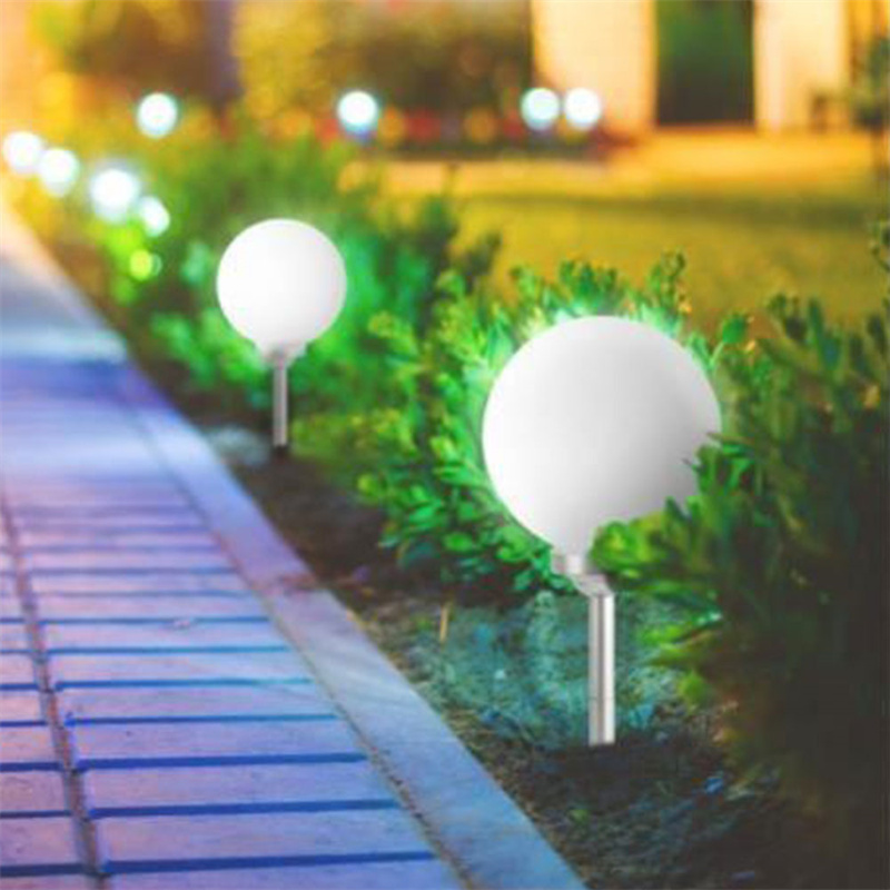 Solar White Ball Light Demo 1