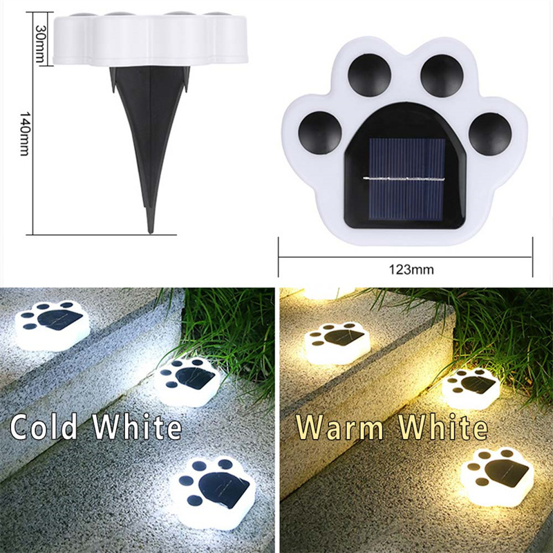 Custom Led Outdoor Garden Landscape Waterproof Ground Light For Lawn Path Bear Paw Shape Manufacturer, Suppliers