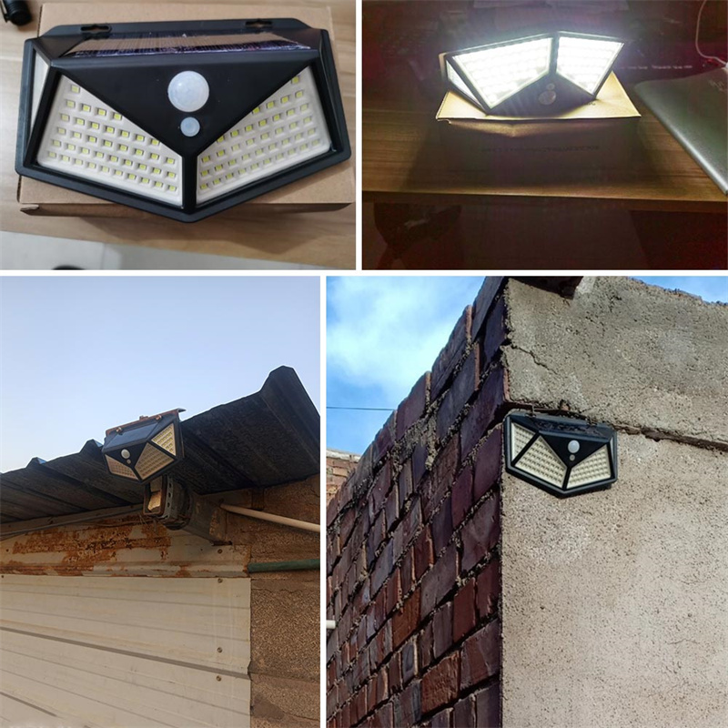 China 100 LED Outdoor Wireless Waterproof Motion Sensor Solar Light for Garden Supplier, Suppliers