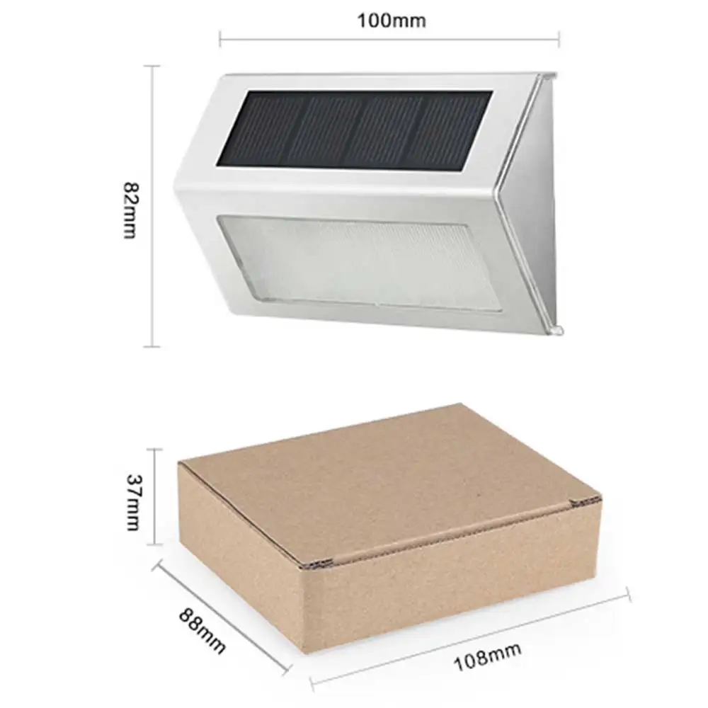 China Solar stainless steel wall lamp, outdoor waterproof landscape lamp corridor step lamp Manufacturer, Manufacturers