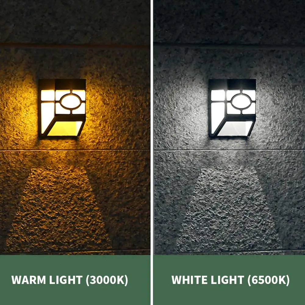 Custom 2LED solar decorative wall lamp outdoor waterproof corridor sensor wall lamp Manufacturers, Suppliers