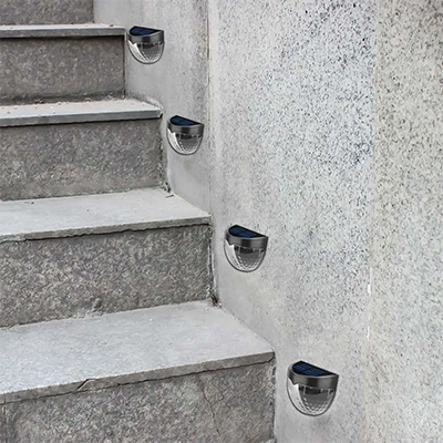 OEM 2Pcak Solar Fence Lights Outdoor Waterproof Wall Lights for Patio, Yard, Deck,Stairway Manufacturers, Suppliers