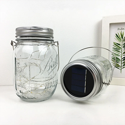Solar Mason Jar Light Detail 7