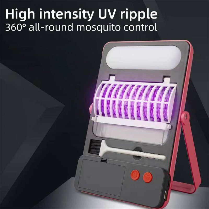 Custom Outdoor Mosquito Repellent Lamp Waterproof Electric Shock Insect Repellent Repellent With Solar Camping Lamp Supplier, Factory