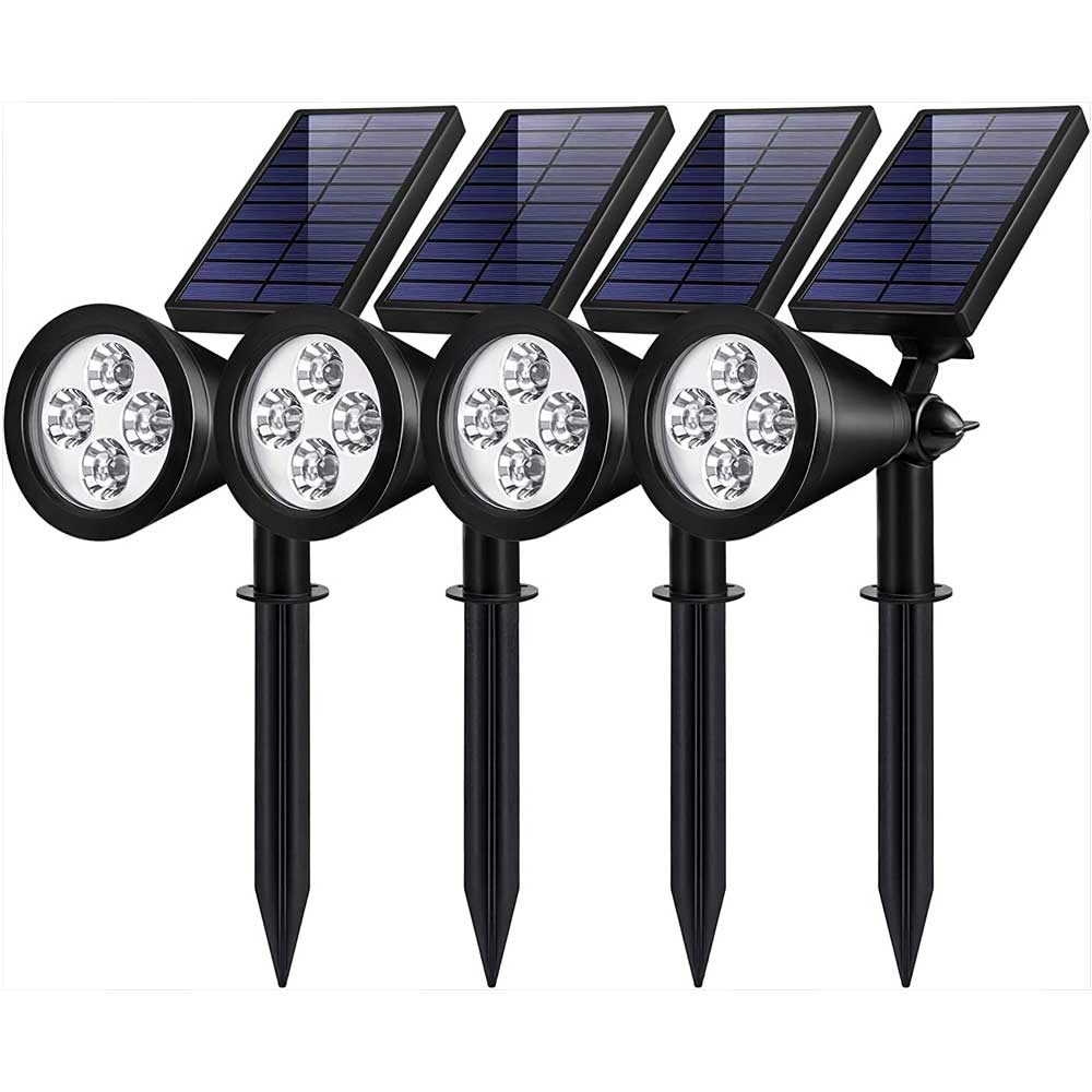 Custom LED solar garden light outdoor waterproof lawn light two in one wall light solar landscape spotlight Suppliers, Factories