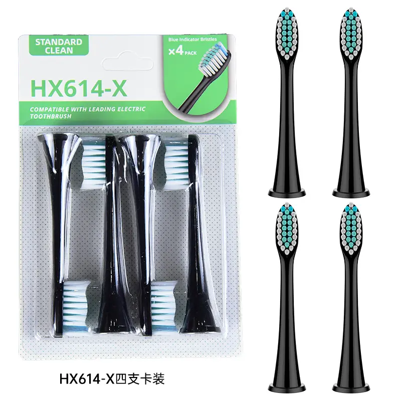 ODM Recyclable Black Electric Automatic Sonic Toothbrush Heads Toothbrush With Toothbrush Head Supplier, Suppliers