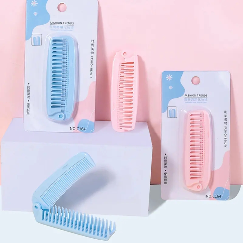 Wholesale Portable foldable Double Headed hairbrush Supplier, Suppliers