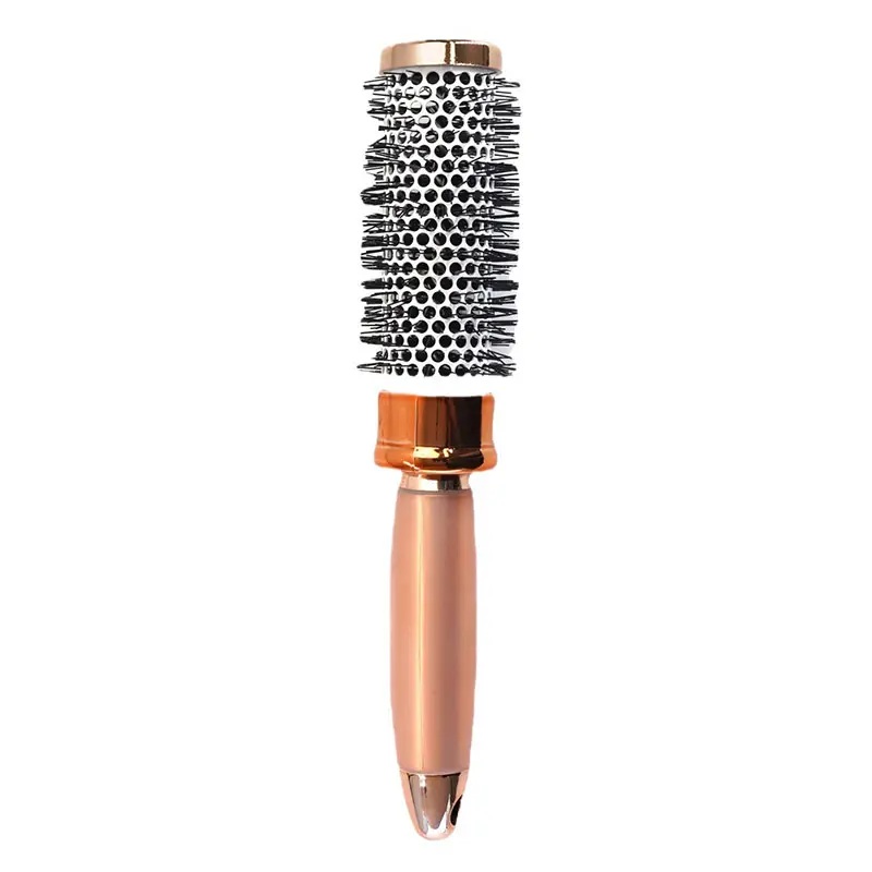 ODM Quick Style Curling Round Brush with Silicone Non-Slip Handle Supplier, Factory