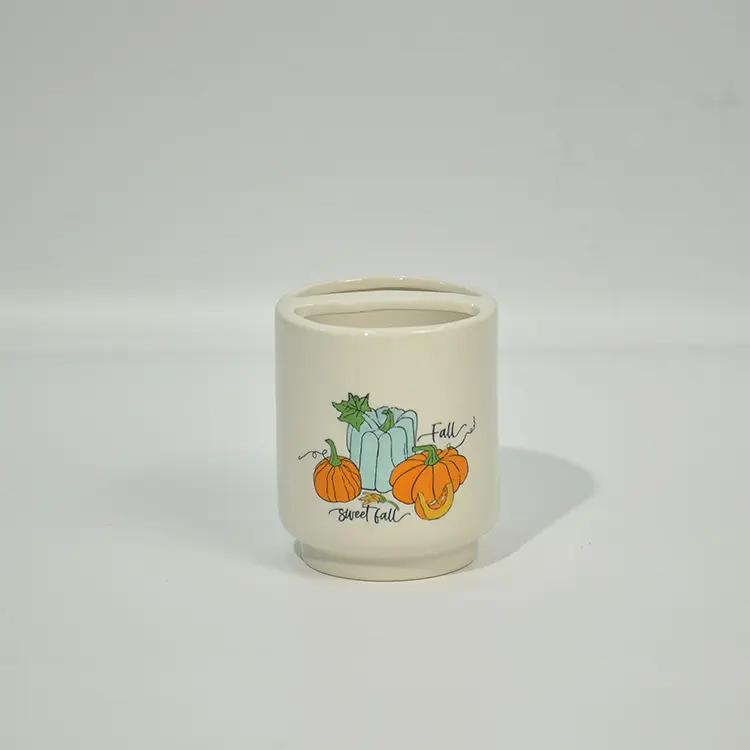 Cheap Fall Pumpkin Pattern Ceramic Bathroom 4-Piece Set Company, Companies