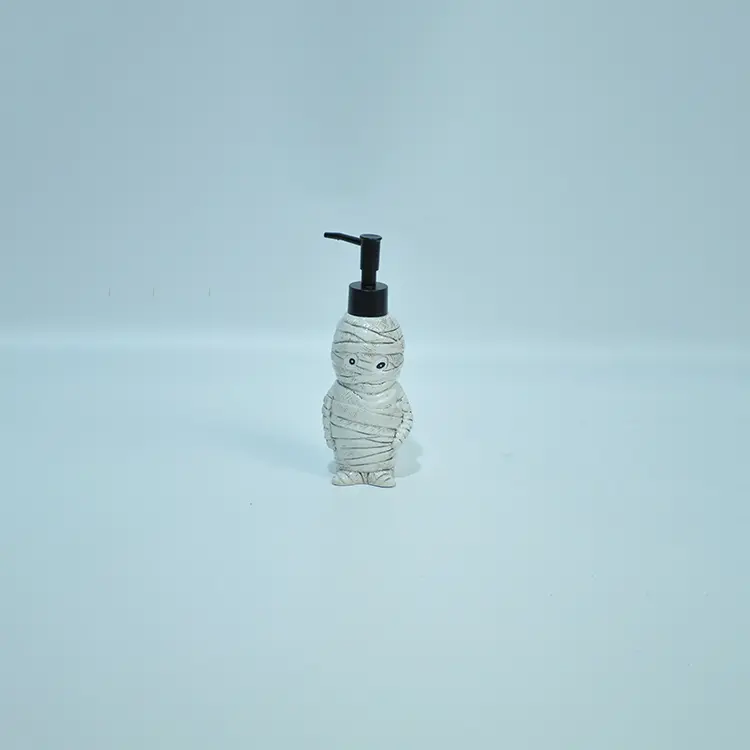 Buy White Mummy-Shaped Ceramic Lotion Bottle Factories, Companies