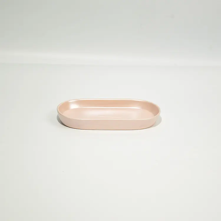 Cheap Modern Luxury Blush Pink Stoneware Bathroom Accessory Set Manufacturers, Company