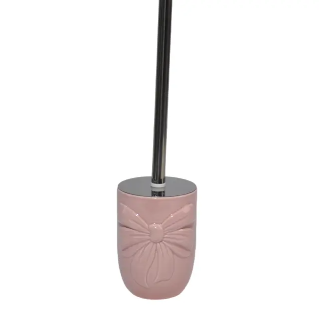 Buy Elegant Pink Dolomite Bathroom Set with 3D Bow Embossing - 4-Piece Eco-Friendly Gift Collection Suppliers, Product