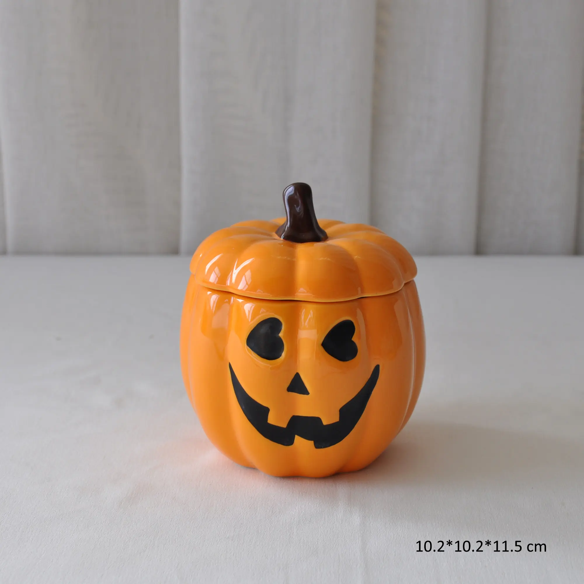 Discount Halloween Jack-O’-Lantern Pumpkin Face Stoneware Bathroom Set Manufacturers, Supplier