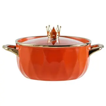 KC846 Gold Rim Porcelain Ceramic Buffet Bowl Kitchen Container