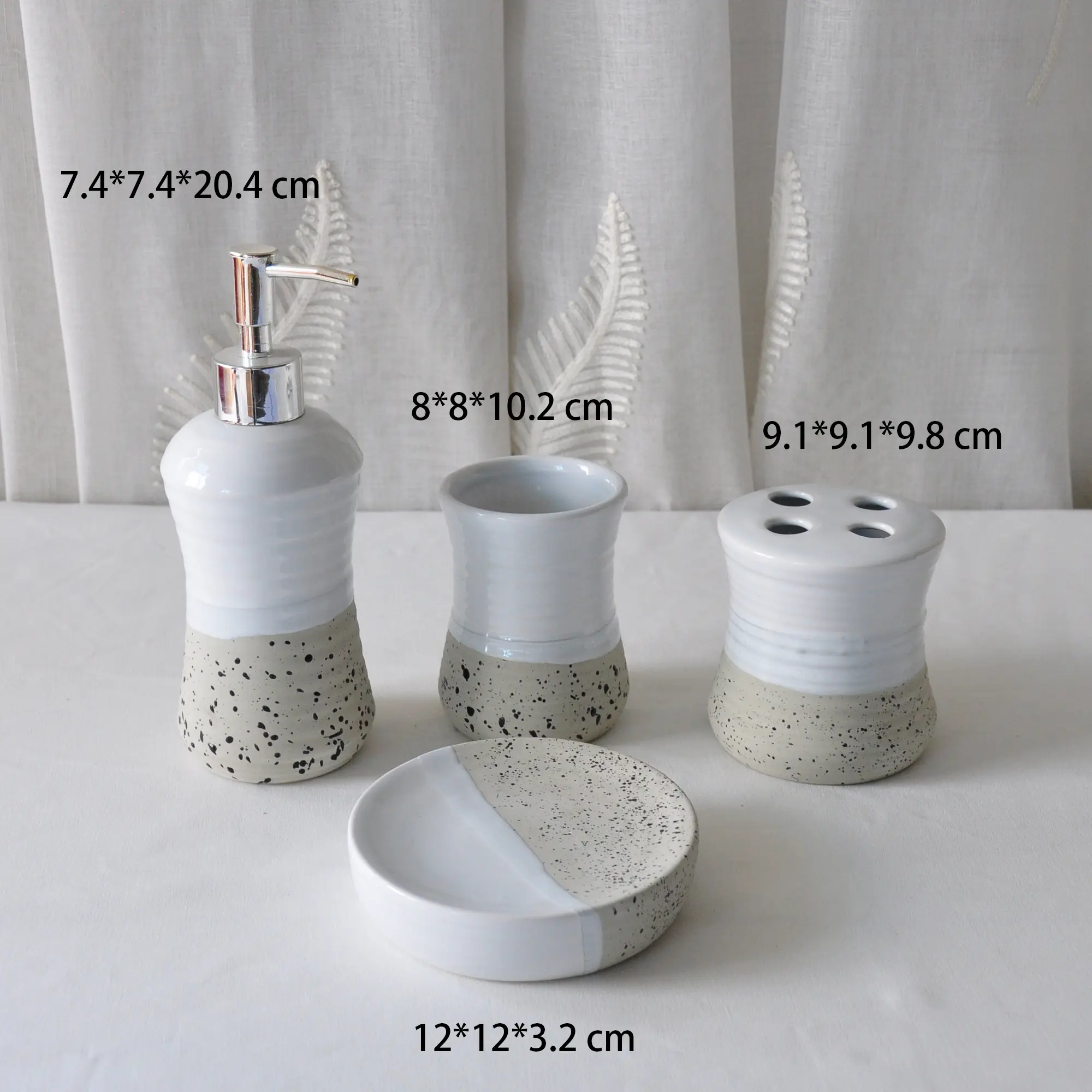 Modern Minimalist Ceramic Bathroom Set