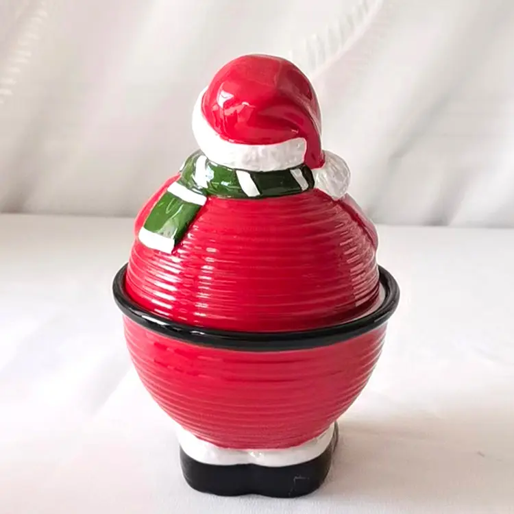 Cheap Christmas Snowman - Shaped Dolomite Storage Jar Manufacturers, Companies