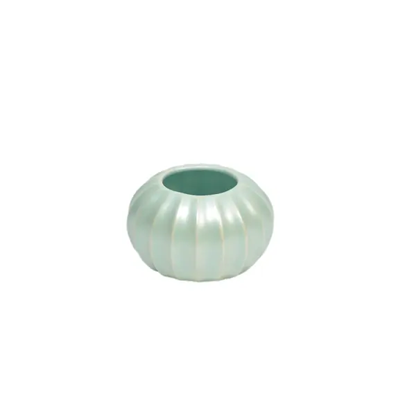 Cheap Light Mint Green Vertical-Ribbed Stoneware Bathroom Accessory Set Factory, Factories
