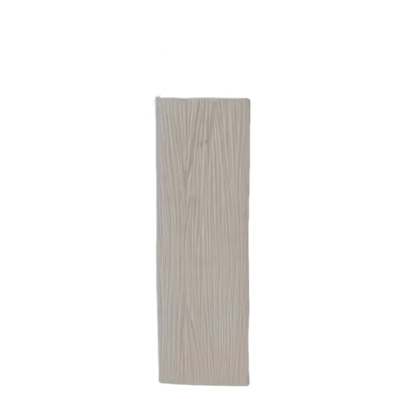 Cheap Beige Woodgrain - Textured Ceramic Rectangular Vase Factories, Product