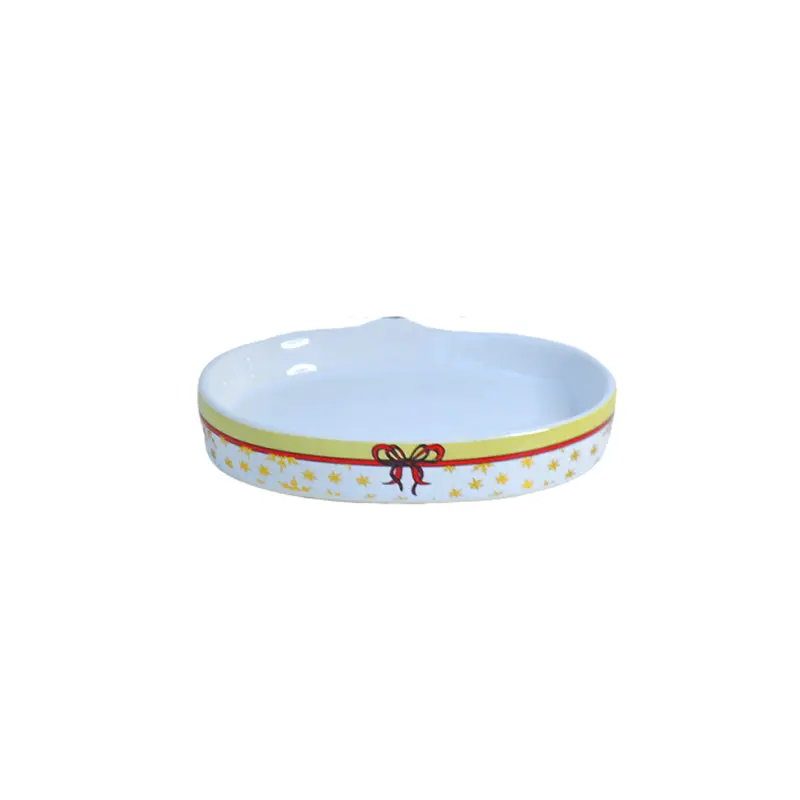 Cheap Yellow - White Christmas Bell & Snowflake Stoneware Bathroom 5 - Piece Set Manufacturer, Products