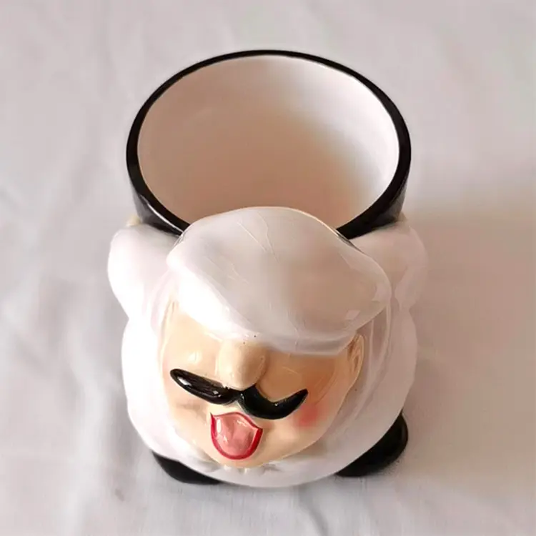 China Whimsical Fat Chef - Shaped Dolomite Storage Jar Manufacturers, Factories